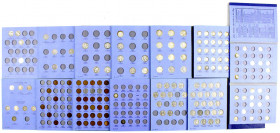 Ausländische Münzen und Medaillen
Vereinigte Staaten von Amerika
Lots
Schöne Sammlung in 14 amerik. Withman Vordruckalben. Beginnend mit Large Cent...