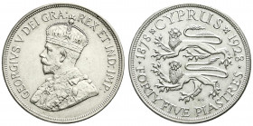 Ausländische Münzen und Medaillen
Zypern
Georg V., 1911-1936
45 Piaster 1928. vorzüglich/Stempelglanz. Krause/Mishler 19.