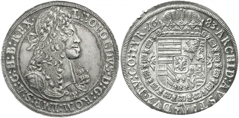 Römisch Deutsches Reich
Haus Habsburg
Leopold I., 1657-1705
Reichstaler 1683....