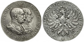 Römisch Deutsches Reich
Haus Habsburg
Franz Joseph I., 1848-1916
Silbermedaille 1909 v. Neuberger/Prinz. 100 Jf. d. Erhebung Tirols gegen Napoleon....