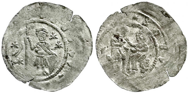 Römisch Deutsches Reich
Böhmen
Wladislaw II., 1140-1158-1174
Pfennig o.J. Her...