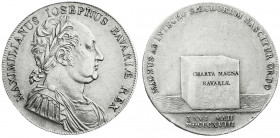 Altdeutsche Münzen und Medaillen
Bayern
Maximilian IV. (I.) Joseph, 1799-1806-1825
Konventionstaler 1818. Charta Magna Bavariae. fast vorzüglich, b...