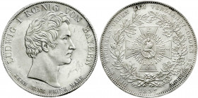 Altdeutsche Münzen und Medaillen
Bayern
Ludwig I., 1825-1848
Geschichtstaler 1837 Der St. Michaels-Orden vorzüglich/Stempelglanz, winz. Kratzer, sc...