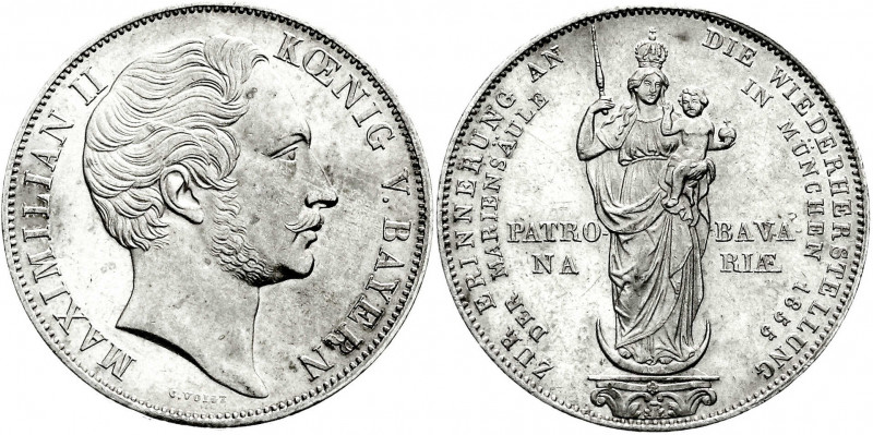Altdeutsche Münzen und Medaillen
Bayern
Maximilian II. Joseph, 1848-1864
Dopp...
