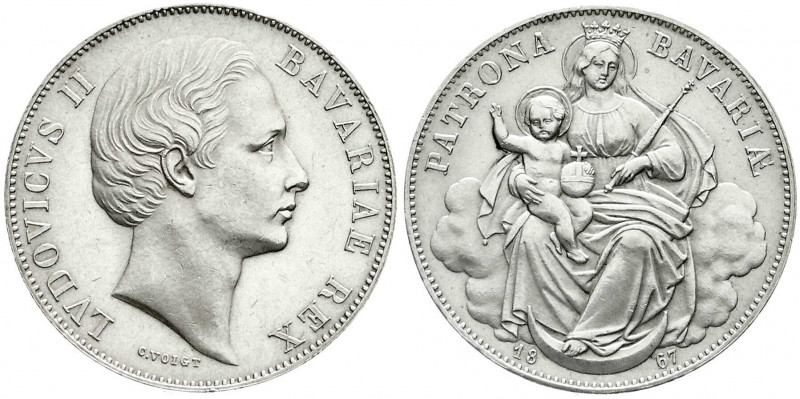 Altdeutsche Münzen und Medaillen
Bayern
Ludwig II., 1864-1886
Madonnentaler 1...