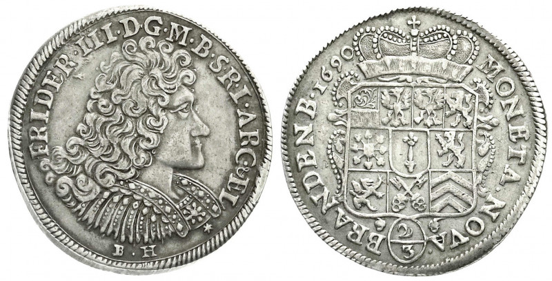 Altdeutsche Münzen und Medaillen
Brandenburg-Preußen
Friedrich III., 1688-1701...