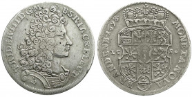 Altdeutsche Münzen und Medaillen
Brandenburg-Preußen
Friedrich III., 1688-1701
2/3 Taler 1698 LCS, Berlin. sehr schön, min. Schrötlingsfehler am Ra...