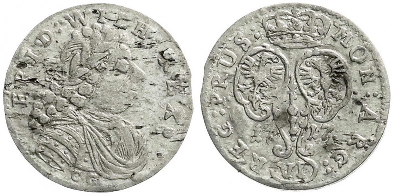 Altdeutsche Münzen und Medaillen
Brandenburg-Preußen
Friedrich Wilhelm I., 171...
