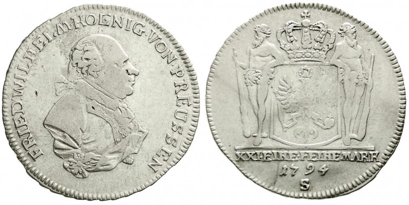 Altdeutsche Münzen und Medaillen
Brandenburg-Preußen
Friedrich Wilhelm II., 17...