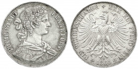 Altdeutsche Münzen und Medaillen
Frankfurt-Stadt
Vereinstaler 1860. Francofurtia mit Schleife. vorzüglich/Stempelglanz, selten in dieser Erhaltung. ...