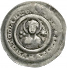 Altdeutsche Münzen und Medaillen
Halberstadt-Bistum
Gero von Schermbke, 1160-1177
Brakteat o.J. Brb. des hl. Stefan, links 3 Steine, rechts Stern. ...