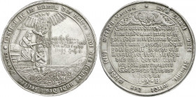 Altdeutsche Münzen und Medaillen
Harz
Heinrich Horst, Zellerfeld, 1711-1719
Harzer Tauftaler 1711 HH, im Stempel geändert aus 1708, sowie HH geände...