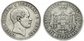 Altdeutsche Münzen und Medaillen
Hessen-Kassel
Friedrich Wilhelm I., 1847-1866
Vereinstaler 1858. sehr schön. Jaeger 48. Thun 190. AKS 62.