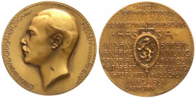 Altdeutsche Münzen und Medaillen
Hessen-Darmstadt
Ernst Ludwig, 1892-1918
Bronzemedaille 1910 von Lauer. Kriegerkameradschaft Hassia, verliehen an ...