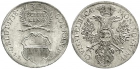 Altdeutsche Münzen und Medaillen
Lübeck-Stadt
32 Schilling 1738 JJJ. Großes Wappenschild. gutes vorzüglich, winz. Schrötlingsfehler. Behrens 295. Da...