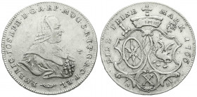 Altdeutsche Münzen und Medaillen
Mainz-Erzbistum
Emmerich Joseph von Breitbach-Bürresheim, 1763-1774
Konventionstaler 1766 FB. sehr schön. Slg. Wal...