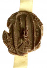 Altdeutsche Münzen und Medaillen
Mark, Grafschaft
Engelbert III. 1346-1391
Wachssiegel mit durchgehendem Bandstück. Behelmtes Wappen im Oval zwisch...
