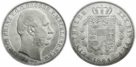 Altdeutsche Münzen und Medaillen
Mecklenburg-Schwerin
Friedrich Franz II., 1842-1883
Vereinstaler 1864 A. gutes sehr schön. Jaeger 58. Thun 215. AK...