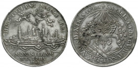 Altdeutsche Münzen und Medaillen
Münster-Stadt
Der Westfälische Frieden, 1648-1650
1 1/4facher Schautaler 1648 auf den Westfälischen Frieden. 36,30...