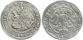 Altdeutsche Münzen und Medaillen
Ostfriesland
Edzard II. Christoph und Johann, 1540-1566
1/2 Reichstaler 1564, Emden. sehr schön Exemplar Künker Au...