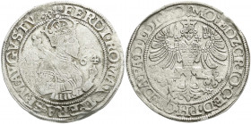 Altdeutsche Münzen und Medaillen
Ostfriesland
Edzard, Christoph und Johann v. Rietberg, 1540-1566
Reichstaler 1564, Emden. sehr schön, Prägeschwäch...