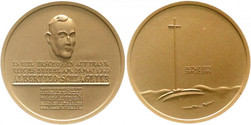 Medaillen
Drittes Reich
Grosse braune Porzellanmedaille 1933 a.d. 10. Todestag...