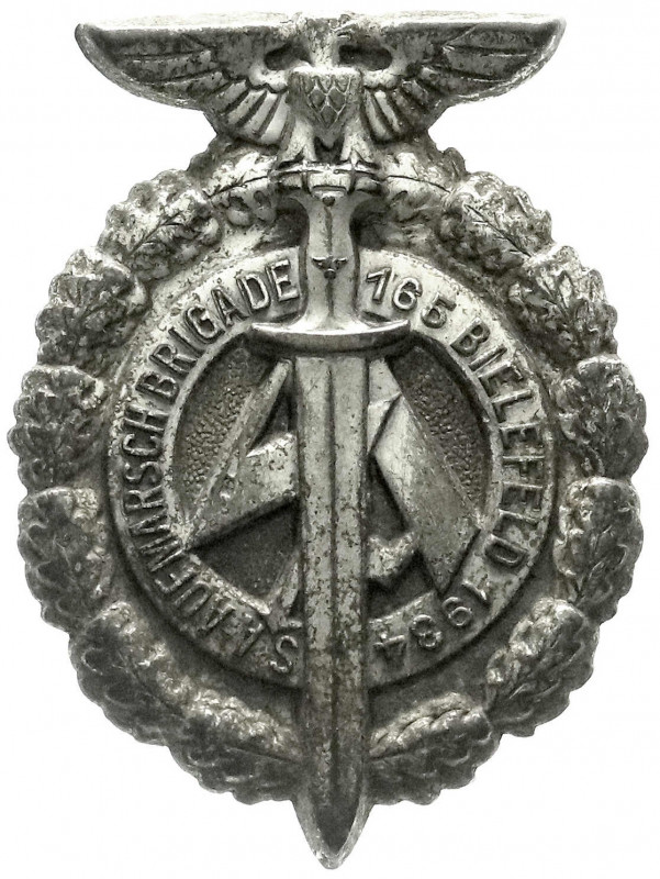 Medaillen
Drittes Reich
Tagungsabzeichen 1934. SA-Aufmarsch Brigade 165 Bielef...
