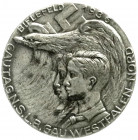 Medaillen
Drittes Reich
Tagungsabzeichen Gautag NSLB Gau Westfalen Nord, Bielefeld 1936. 38 mm. vorzüglich. Tieste 36-02. Schumacher -. Colbert/Hyde...