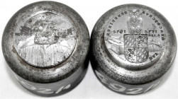 Medaillen
Medailleure
Goetz, Karl
Prägestempelpaar (Matrizen) für die Medaille 1934 auf Johannes Aventinus. Prägedurchmesser 36 mm. Eisen, 50 X 43 ...