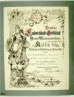Kolonien und Nebengebiete
Allgemein
Eigenhändige Unterschrift des Wilhelm Fürst zu Wied (1845-1907) als Präsident der DLG (Deutsche Landwirtschafts-...