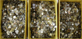 LOTS
Sammlungen allgemein
Ca. 130 Kilo Münzen aus aller Welt (Kiloware). unterschiedlich erhalten