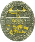 Orden und Ehrenzeichen
Deutschland
Drittes Reich, 1933-1945
Dienstabzeichen Heimat-Artillerie-Park 11 Karlshagen (Peenemünde). Oval, Zink, 47 X 41 ...