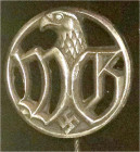 Orden und Ehrenzeichen
Deutschland
Drittes Reich, 1933-1945
Eiserne Nadel des "DK". 23 mm, im Etui. vorzüglich
