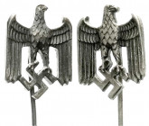 Orden und Ehrenzeichen
Deutschland
Drittes Reich, 1933-1945
2 X Zivilabzeichen der Reichswehr. vorzüglich. Hüsken 9512a.