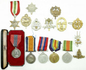 Orden und Ehrenzeichen
Grossbritannien
Lots
Sammlung von 15 versch. britischen Ehrenzeichen, George V. bis Elisabeth II.: British War Medal am Band...