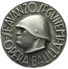 Orden und Ehrenzeichen
Italien
Königreich, 1861-1946
Abzeichen der Opera (Nazionale) Balilla (ONB), gegründet 1926 als Jugendorganisation der Natio...