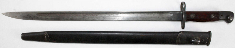 Militaria
Blankwaffen
Grossbritannien
Seitengewehr 1907 in Scheide. Herstelle...