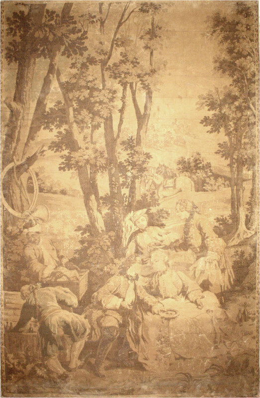 Varia
Bilder
Stoffbilder
Tapisserie (Bildwirkerei) um 1900, von oder nach Mar...