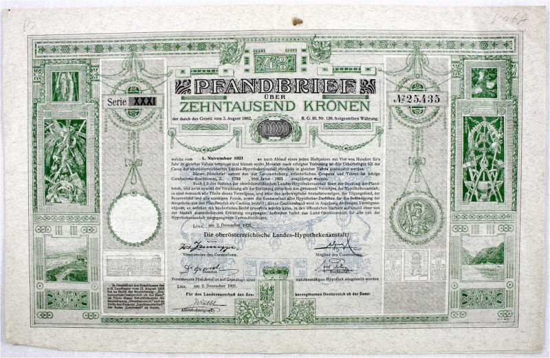 Varia
Historische Wertpapiere
Österreich
3 hist. Wertpapiere Österreich-Ungar...