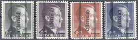 Briefmarken
Ausland
Österreich
1 RM - 5 RM Grazer Lokal-Ausgabe 1945, kompletter Satz in postfrischer Erhaltung, Type ,,I". Befund Begusch (1973). ...
