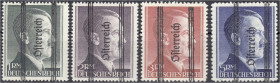 Briefmarken
Ausland
Österreich
Grazer Aufdruck 1945, postfrische Erhaltung, signiert. Mi. 500,-€. ** Michel 693 II - 696 II.