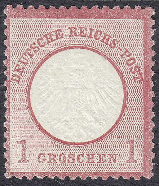Briefmarken
Deutschland
Deutsches Reich
1 Groschen kleiner Brustschild 1872, ...