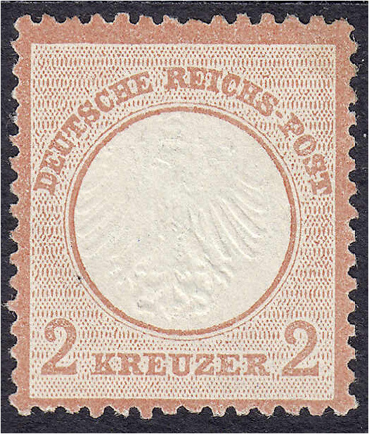 Briefmarken
Deutschland
Deutsches Reich
2 Kreuzer kleiner Brustschild 1872, u...