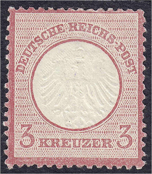 Briefmarken
Deutschland
Deutsches Reich
3 Kreuzer kleiner Brustschild 1872, u...