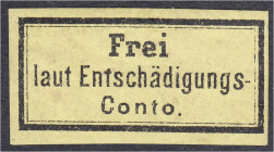 Briefmarken
Deutschland
Deutsches Reich
Gebührenzettel für Dienstpostsendungen der Eisenbahn 1874, ungebrauchte Erhaltung. Mi. 750,-€. * Michel D I...