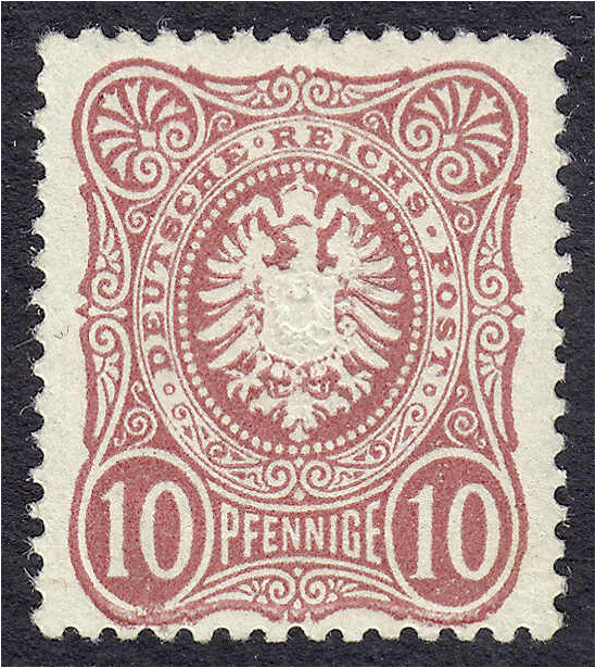 Briefmarken
Deutschland
Deutsches Reich
10 Pfennige 1875, postfrische Erhaltu...