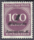 Briefmarken
Deutschland
Deutsches Reich
1 Mrd. auf 100 M Hitlerprovisorium 1923, Farbe ,,a" in postfrischer Erhaltung. Kurzbefund Weinbuch BPP. Mi....