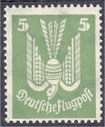 Briefmarken
Deutschland
Deutsches Reich
5 Pf. Holztaube 1924, postfrische Erhaltung, Wasserzeichen 2 Y (waagerechte Riffelung). Mi. 440,-€. ** Mich...
