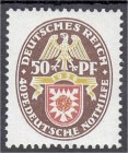 Briefmarken
Deutschland
Deutsches Reich
50+40 Pf. Nothilfe 1929, postfrisch, Plattenfehler I (,,+40 PE" statt ,,PF"). Mi. 600,-€. ** Michel 434 I....