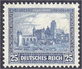 Briefmarken
Deutschland
Deutsches Reich
25 Pf. Deutsche Nothilfe 1930, postfrische Erhaltung in der Farbe ,,b" (blau), tiefst geprüft Schlegel BPP....